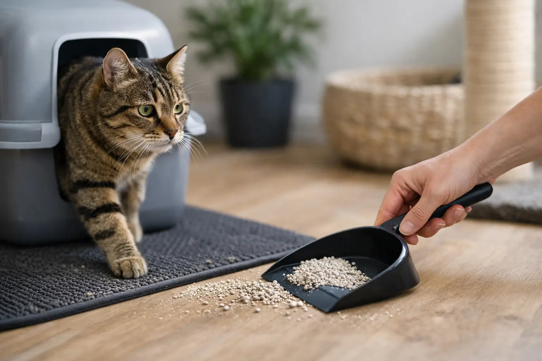 How to Stop Cat Litter Tracking Around Home