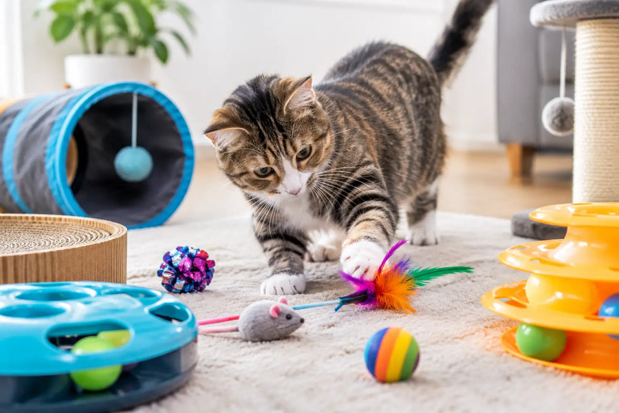 12 Best Toys for Indoor Cats That Keep Them Busy