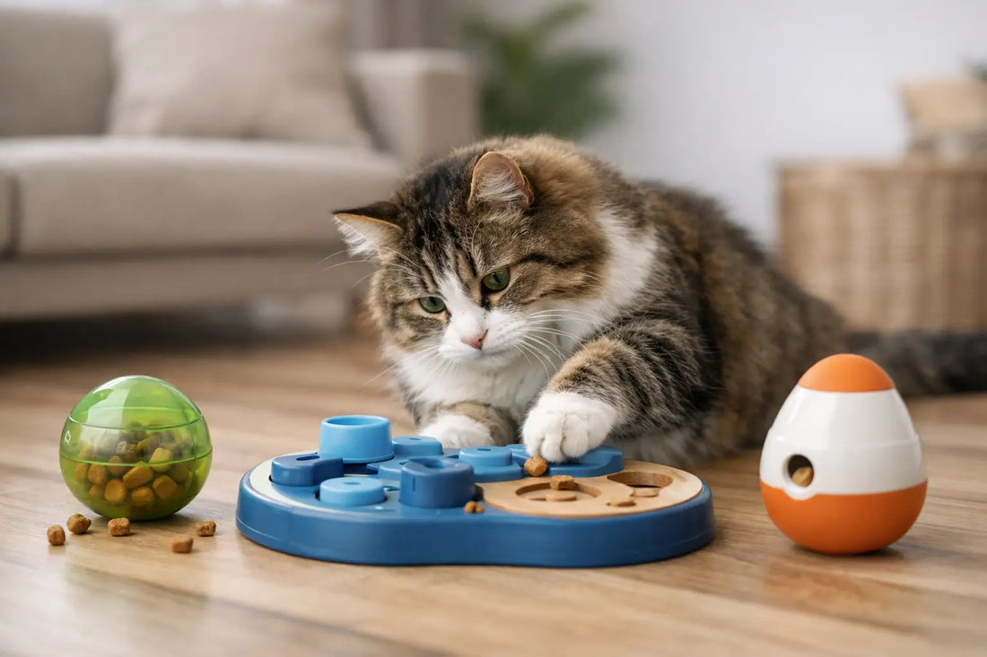 Treat-Dispensing Puzzles Cats Love at Home