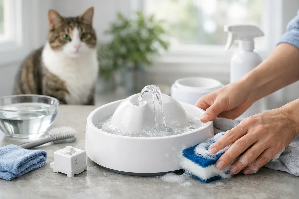 How to Clean Cat Fountains and Keep Water Fresh