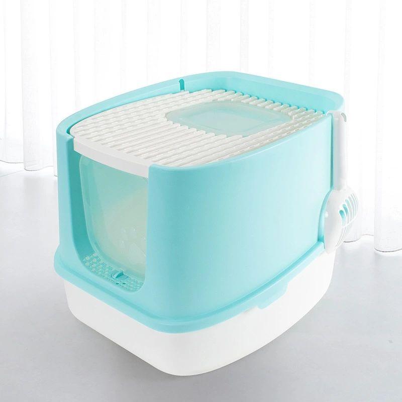 Anti-Splash Enclosed Litter Box
