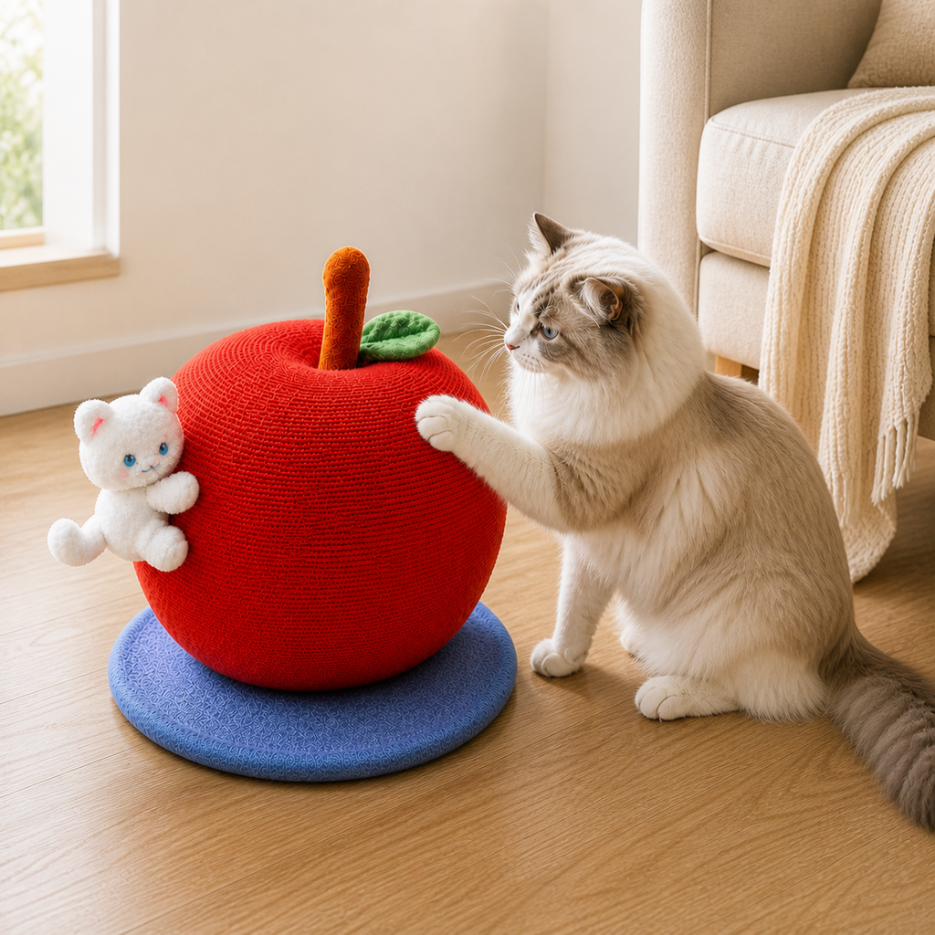 Apple Cat Scratching Post