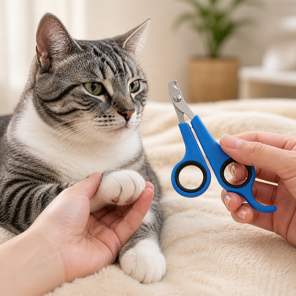 Compact Cat Nail Scissors