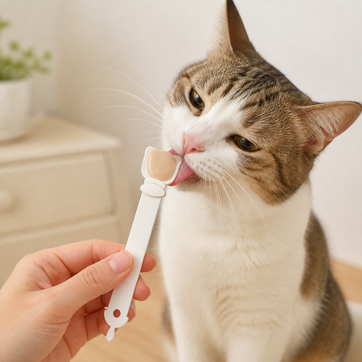 Cat Treat Feeding Spoon
