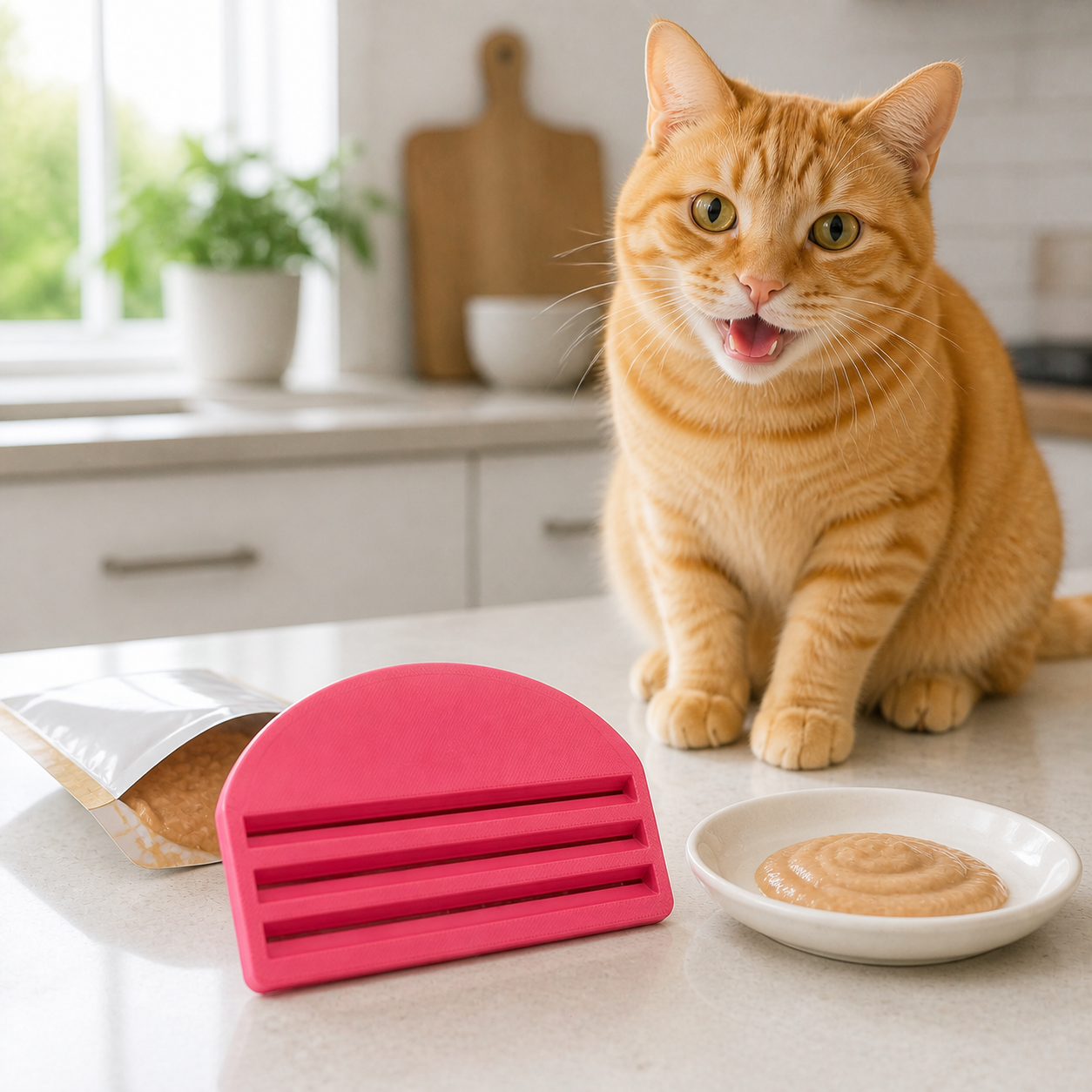 Cat Treat Squeeze Scraper