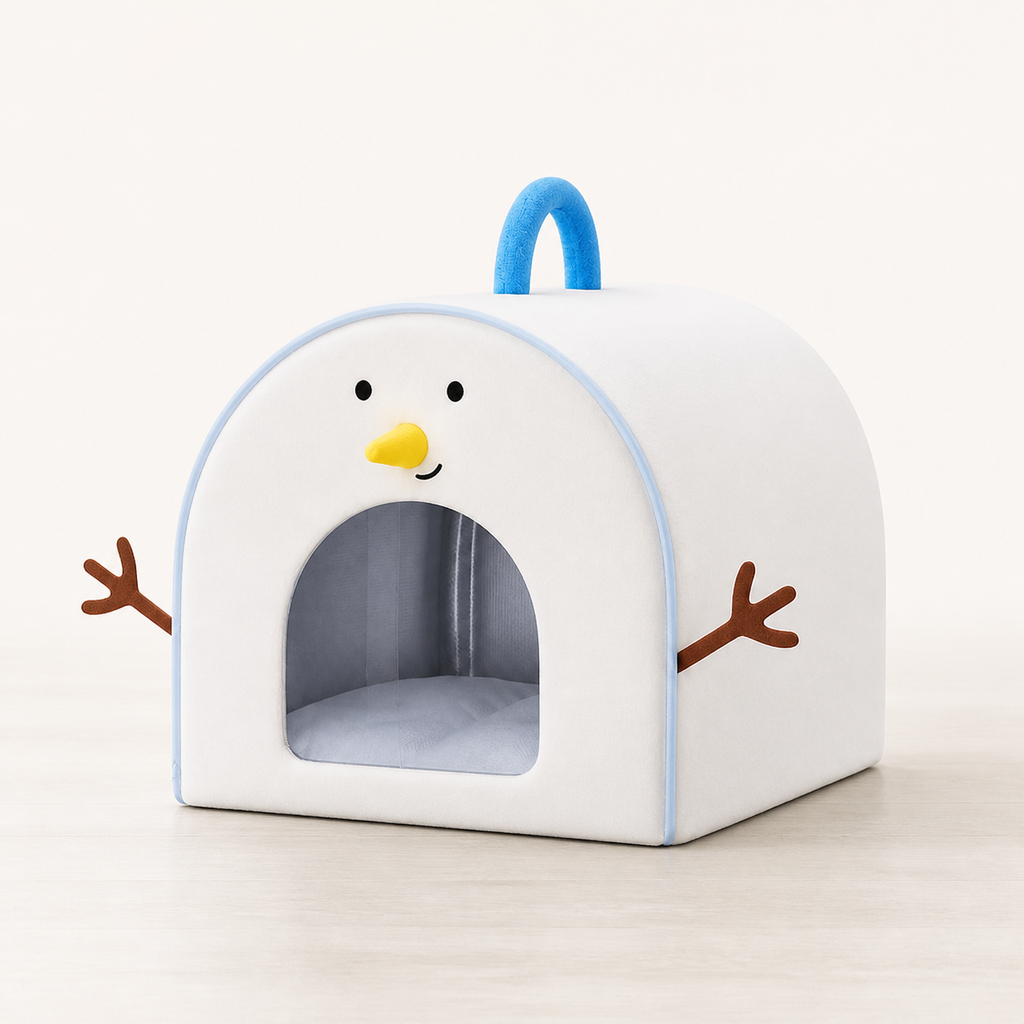 Cooling Cat Ice House Bed