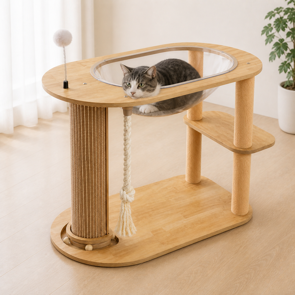Space Capsule Cat Tree