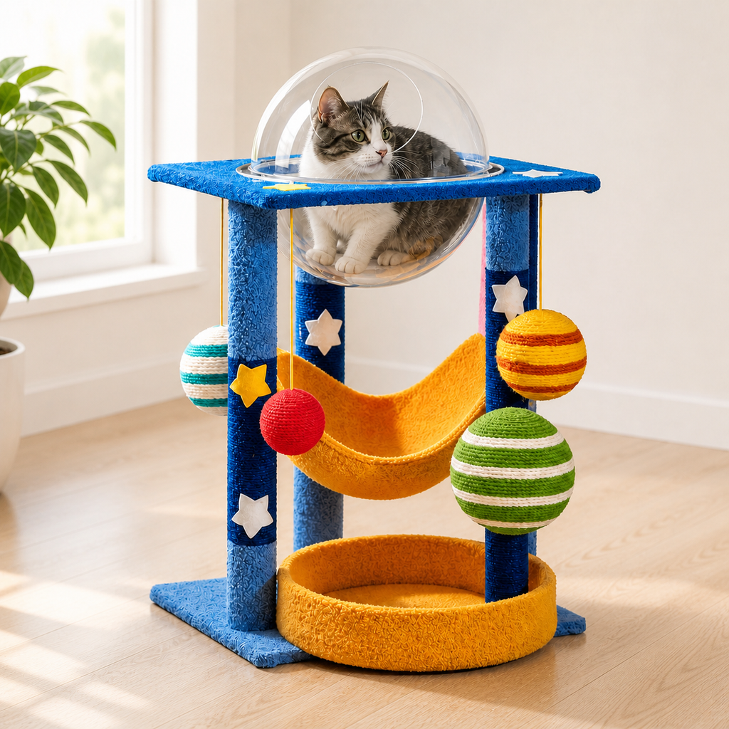 Moon Capsule Cat Tree
