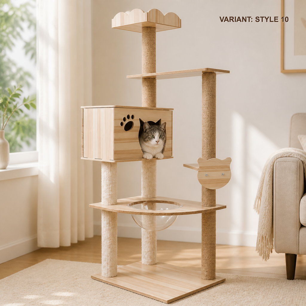 Space Capsule Cat Scratcher Nest