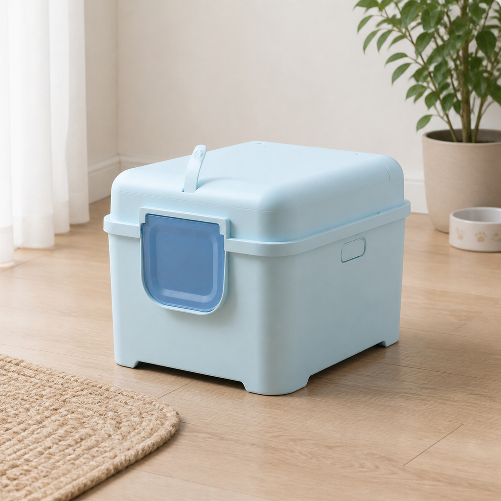 Extra-Large Enclosed Cat Litter Box