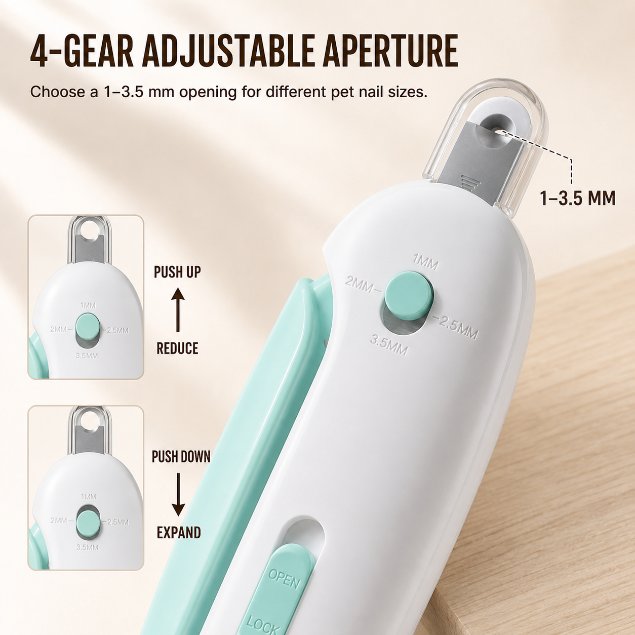 Adjustable Cat Nail Clippers
