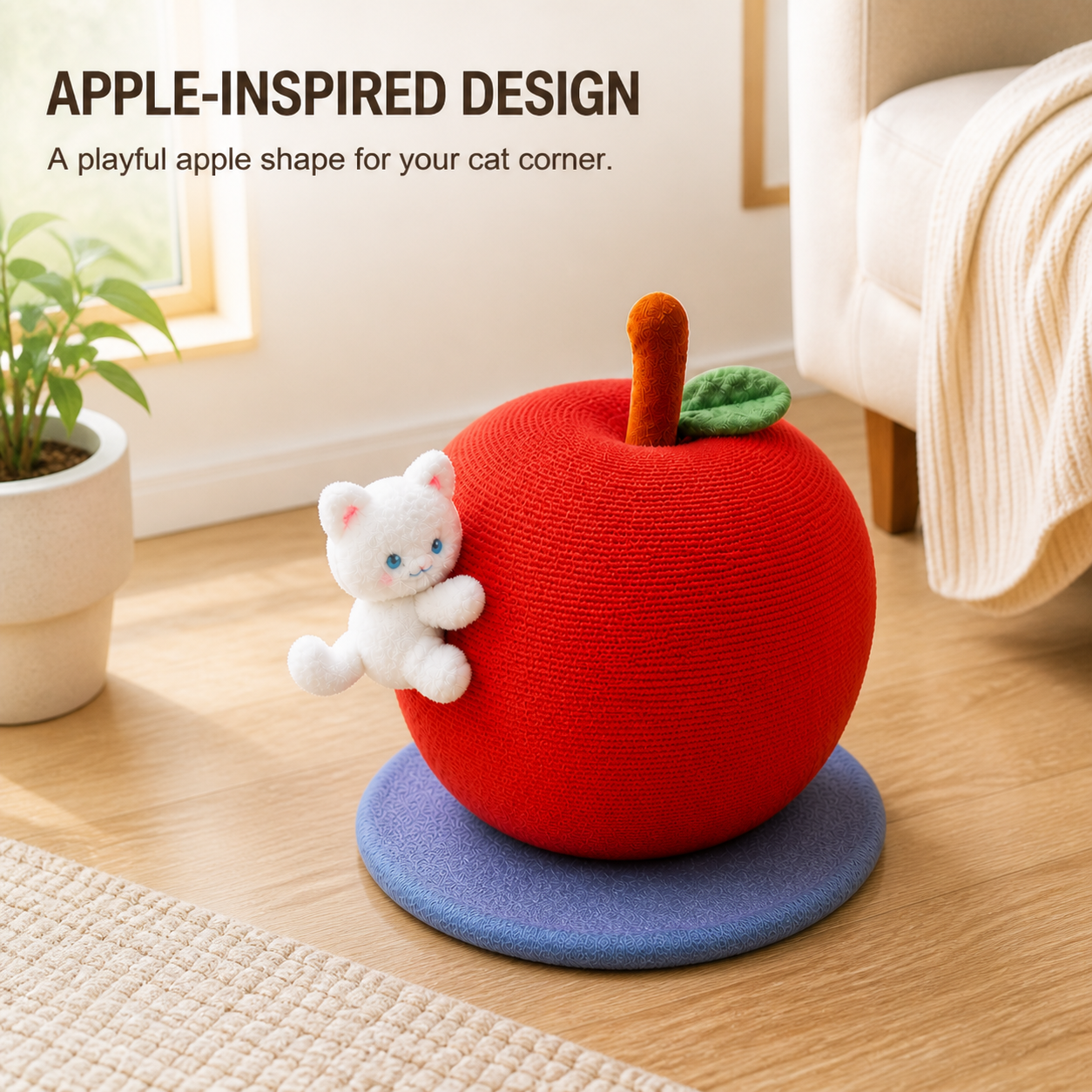 Apple Cat Scratching Post