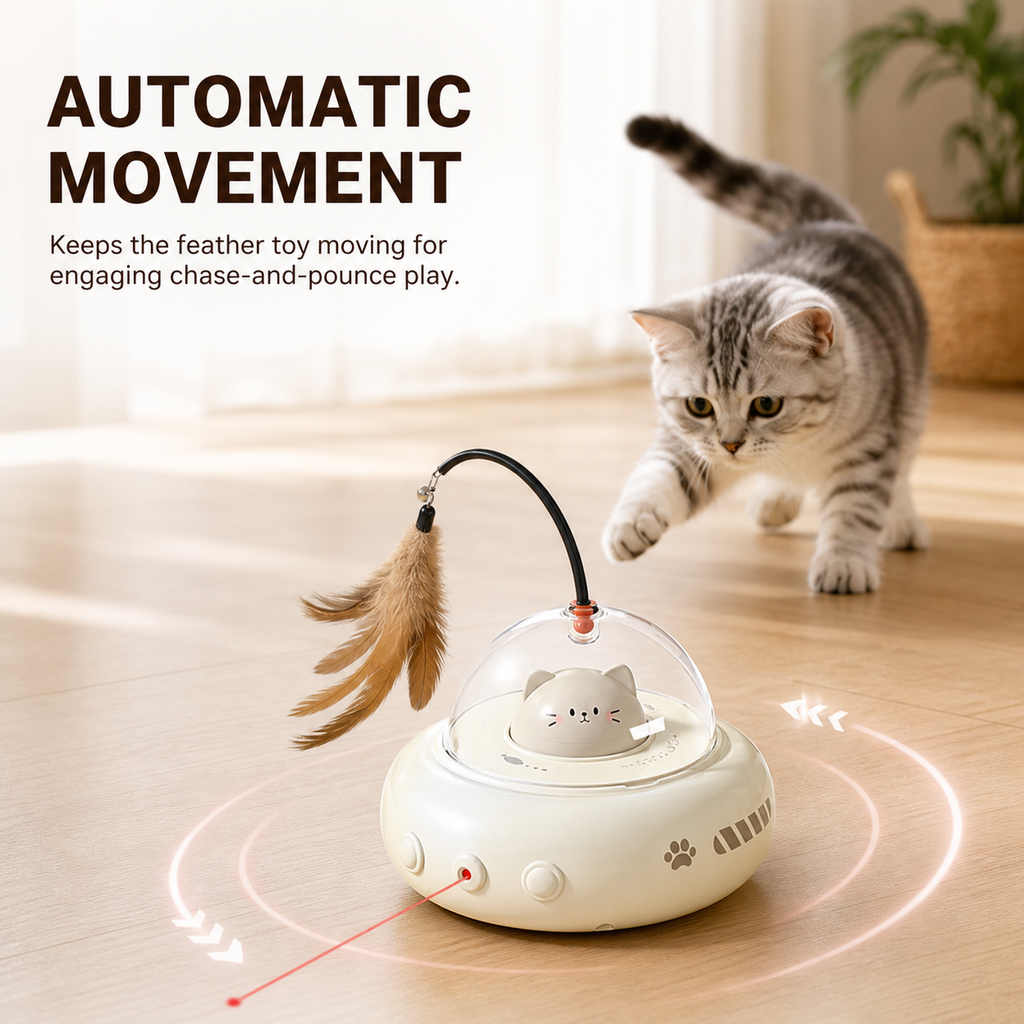 Automatic Cat Teaser Toy