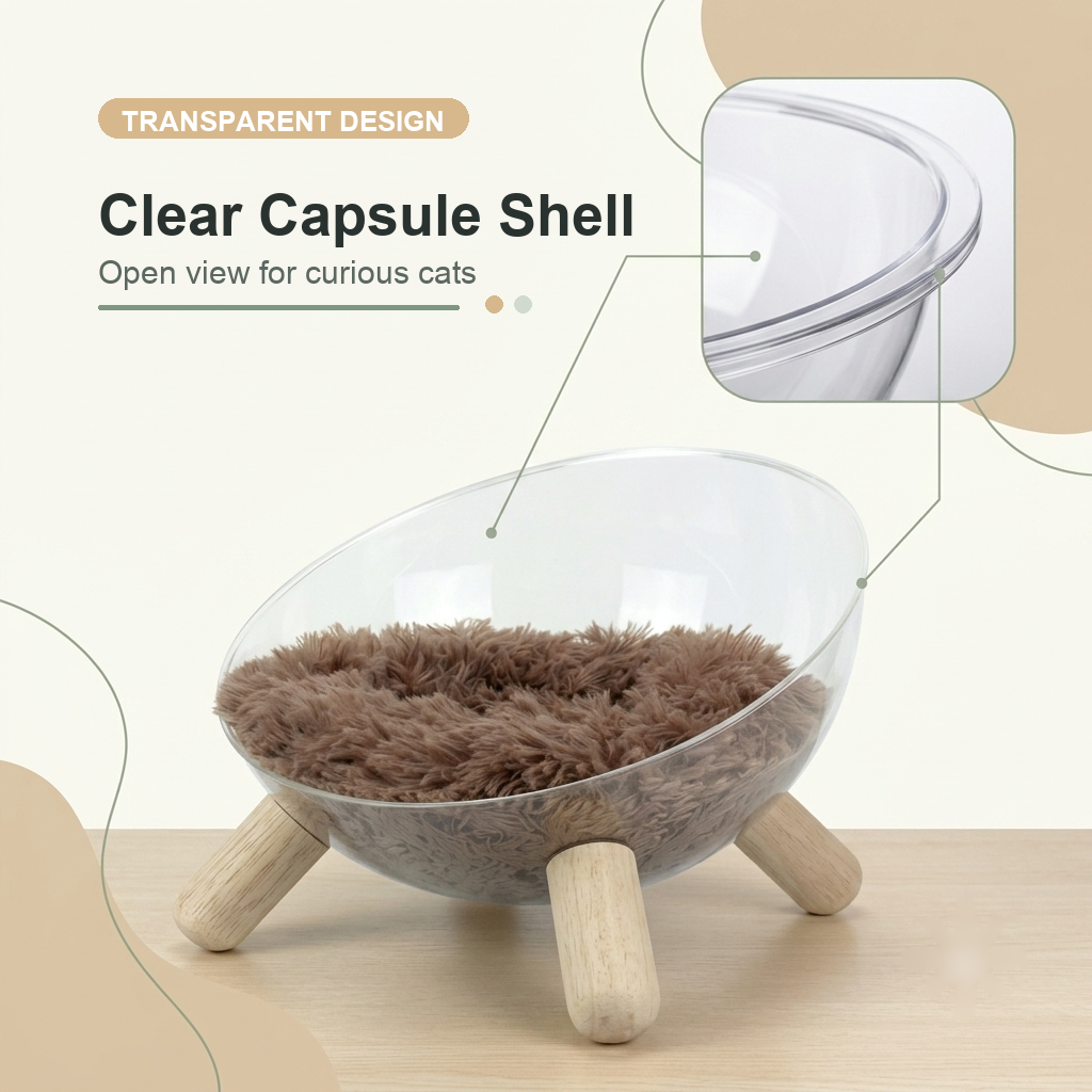 Moonlight Capsule Cat Bed