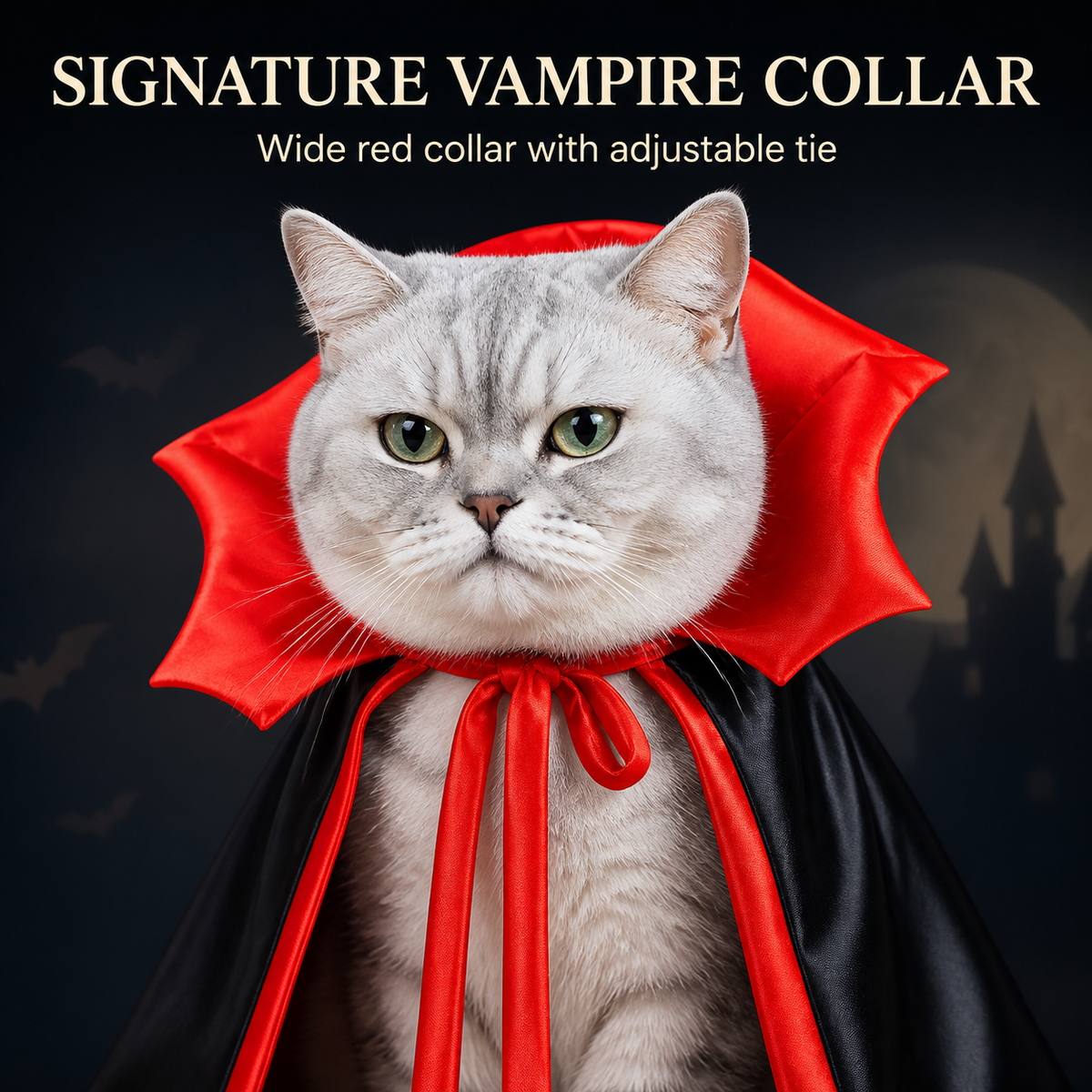 Vampire Cat Cape