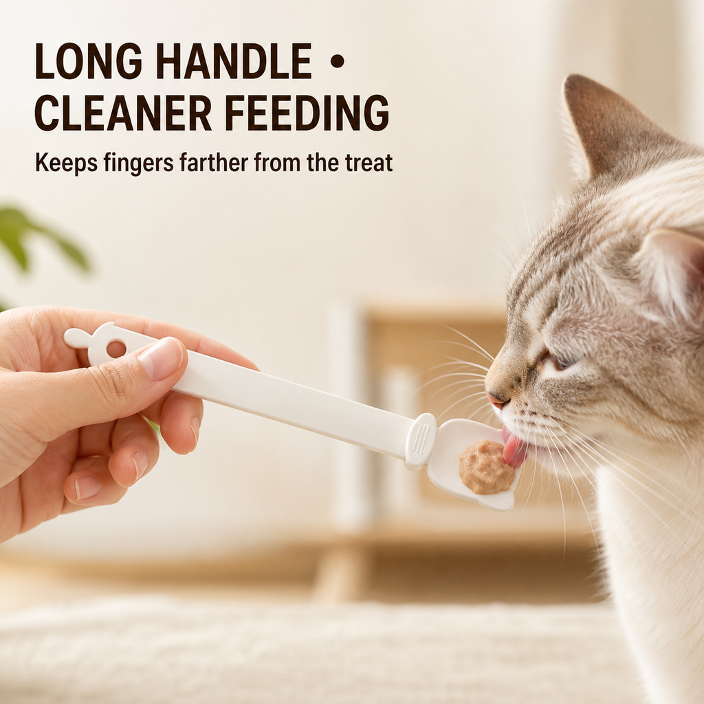 Cat Treat Feeding Spoon