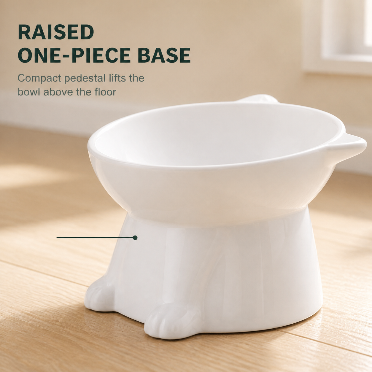 Raised Cat Food Bowl