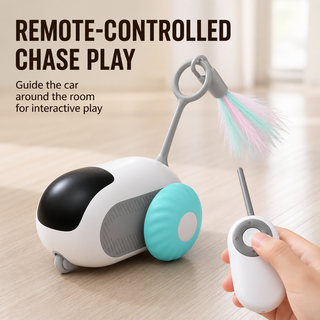 Remote-Control Cat Chase Toy