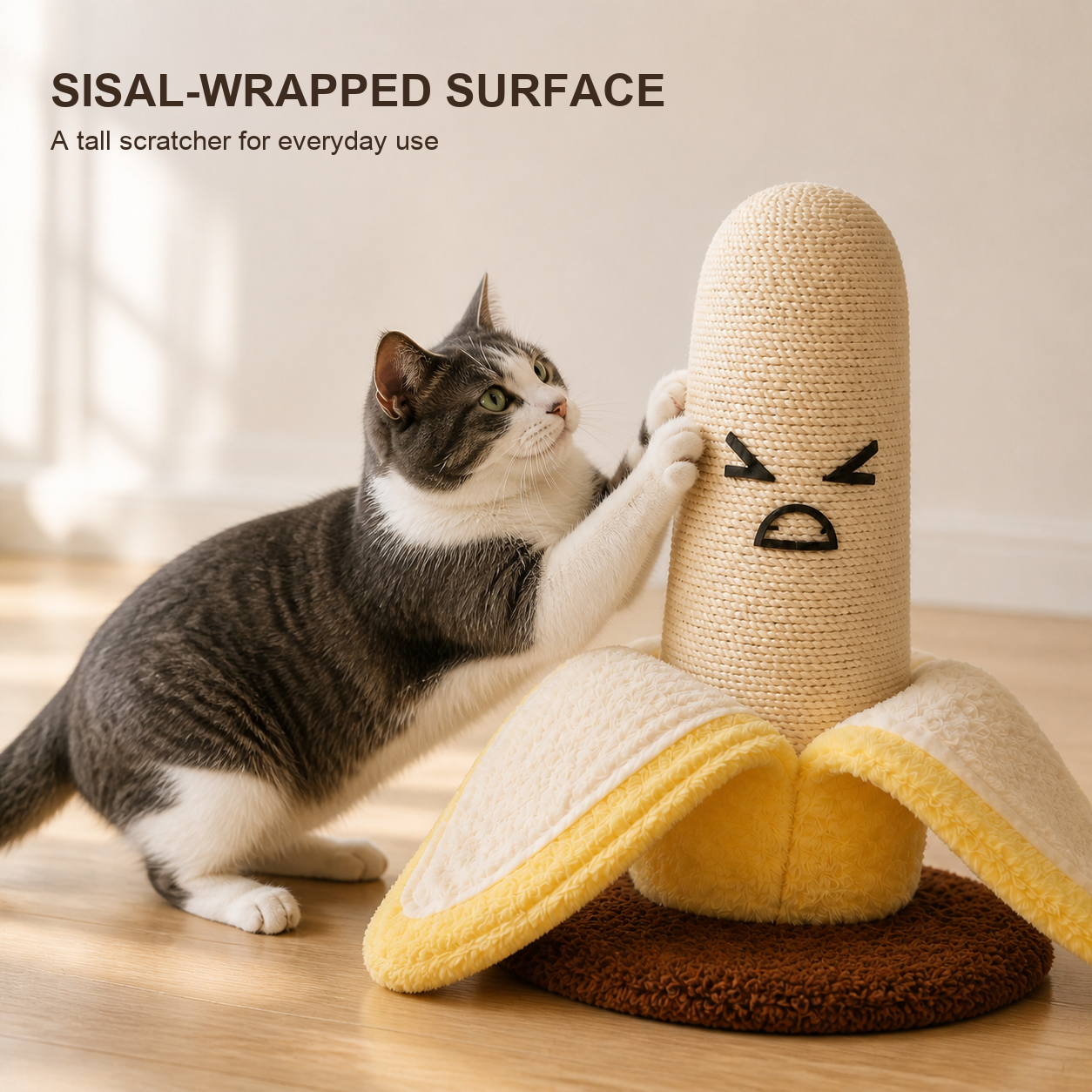 Banana Sisal Cat Scratching Post