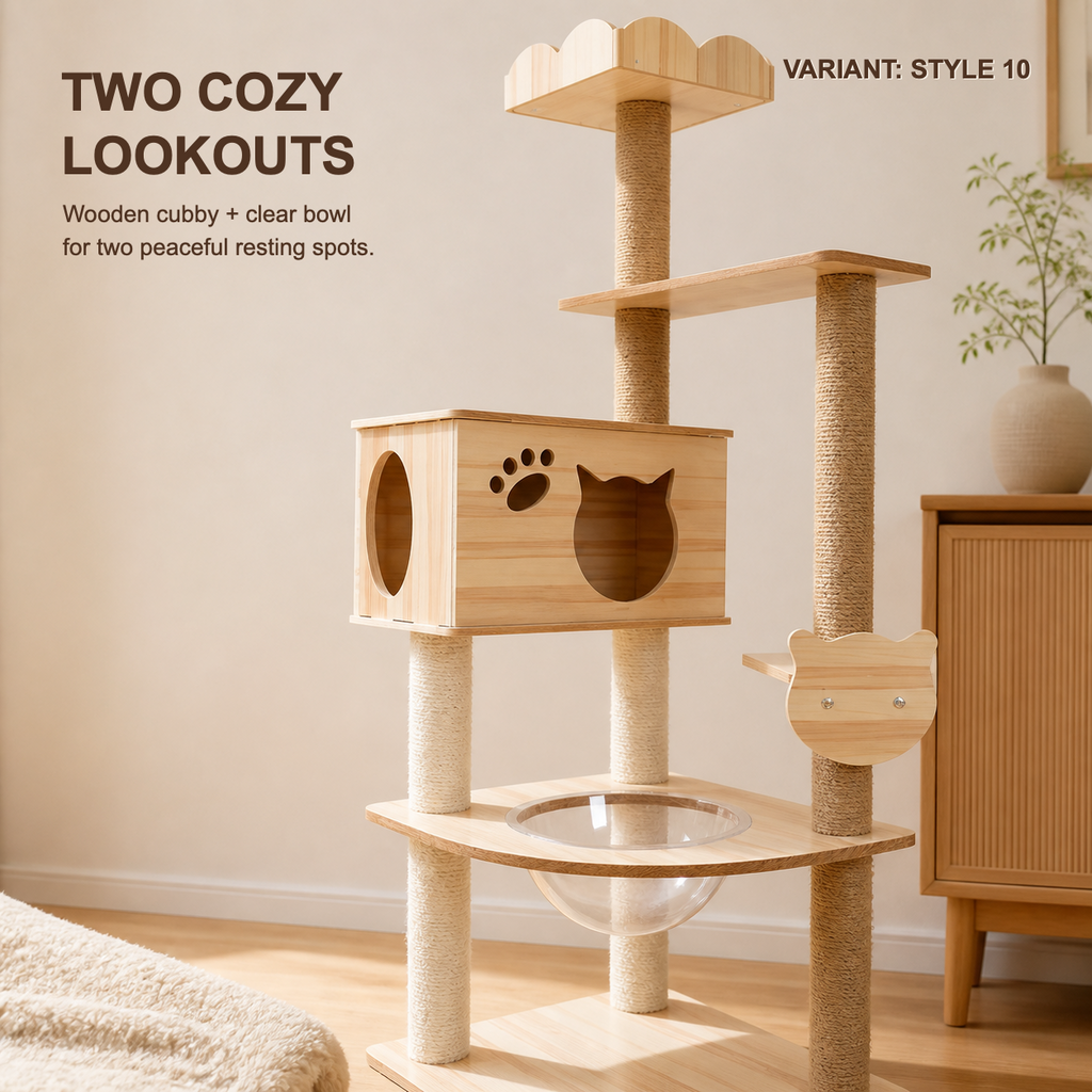 Space Capsule Cat Scratcher Nest