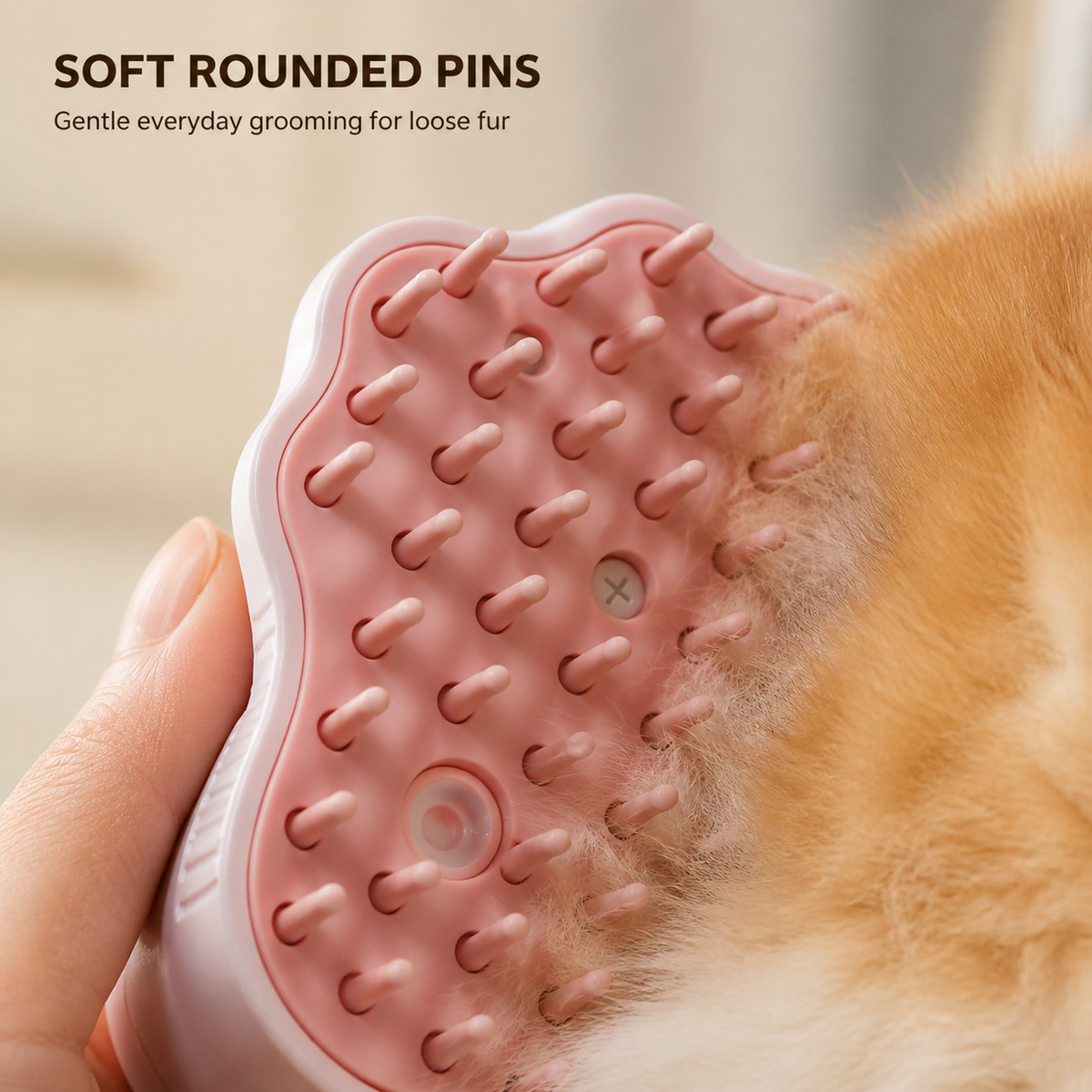 Cat Paw Spray Grooming Brush