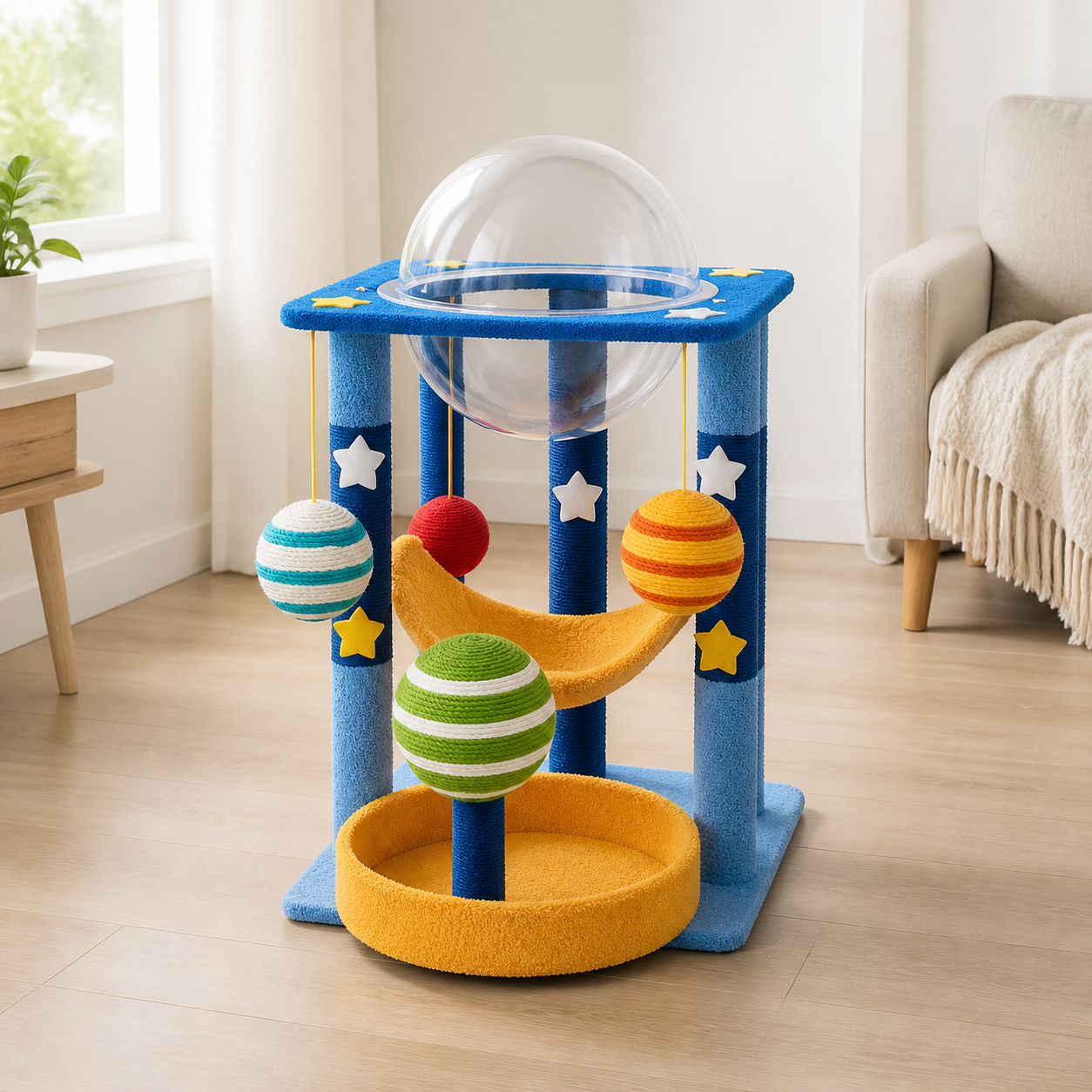Moon Capsule Cat Tree