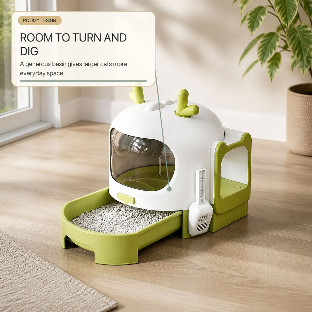 Jumbo Pull-Out Cat Litter Box