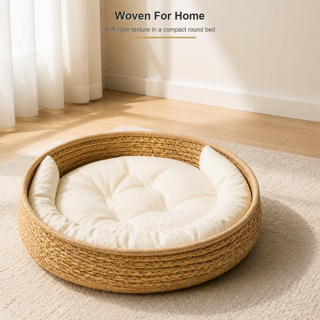 Cotton Rope Cat Basket Bed