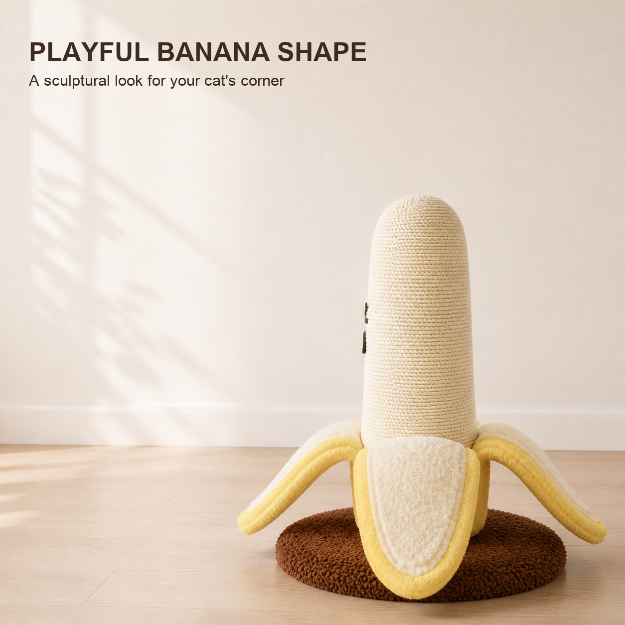 Banana Sisal Cat Scratching Post