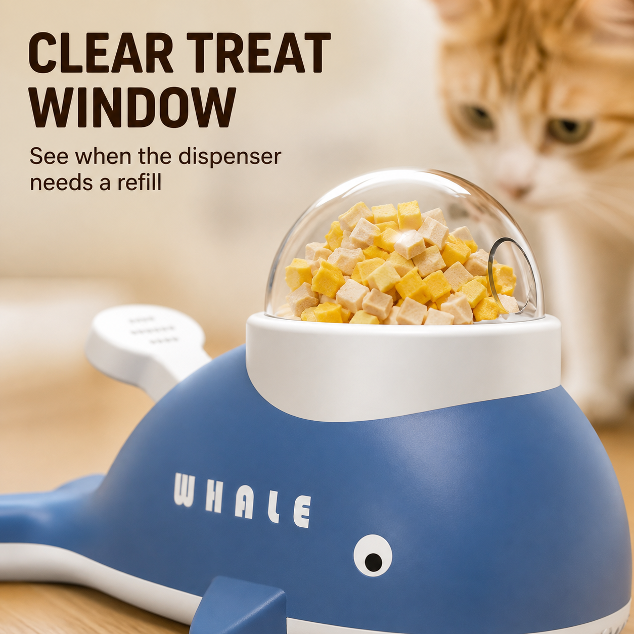 Whale Treat Dispenser Puzzle Toy