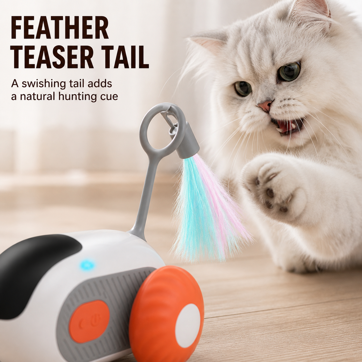Remote-Control Cat Chase Toy