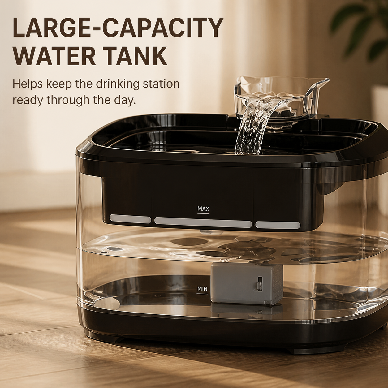 Large-Capacity Filtered Water Fountain