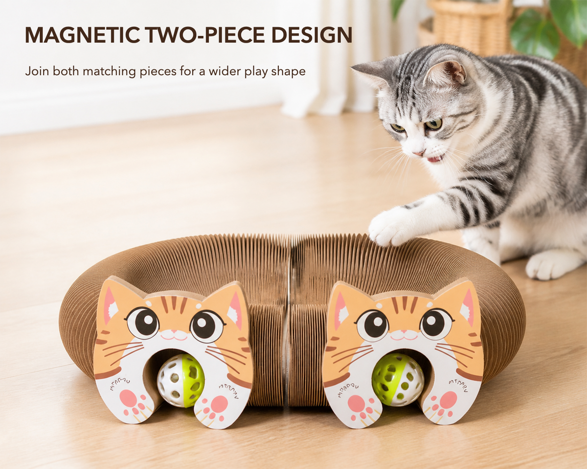 Magnetic Kitty Kurls Cat Scratcher
