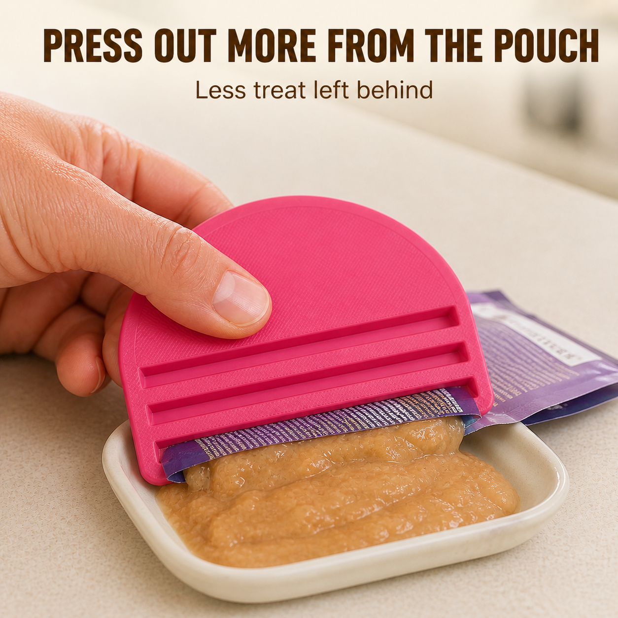 Cat Treat Squeeze Scraper