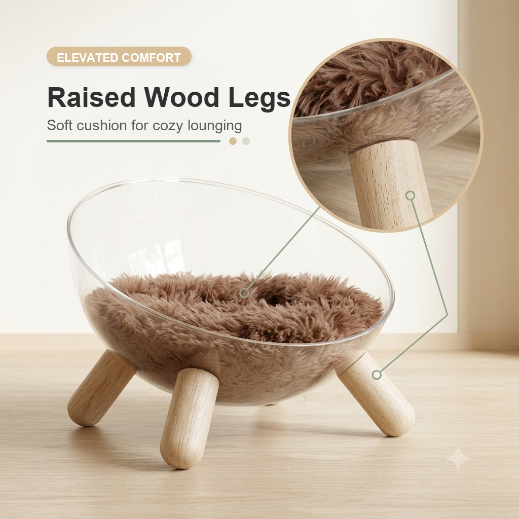 Moonlight Capsule Cat Bed