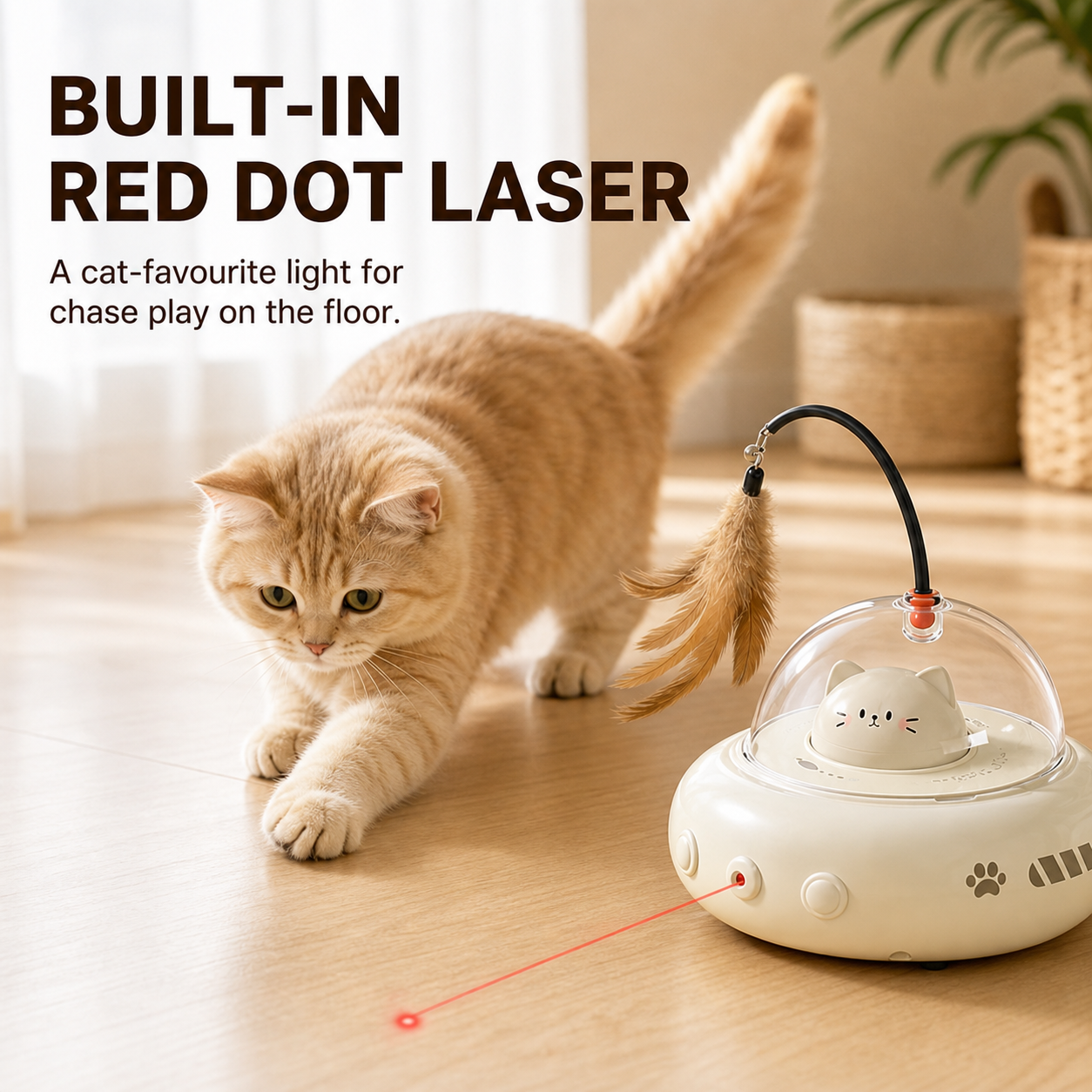 Automatic Cat Teaser Toy