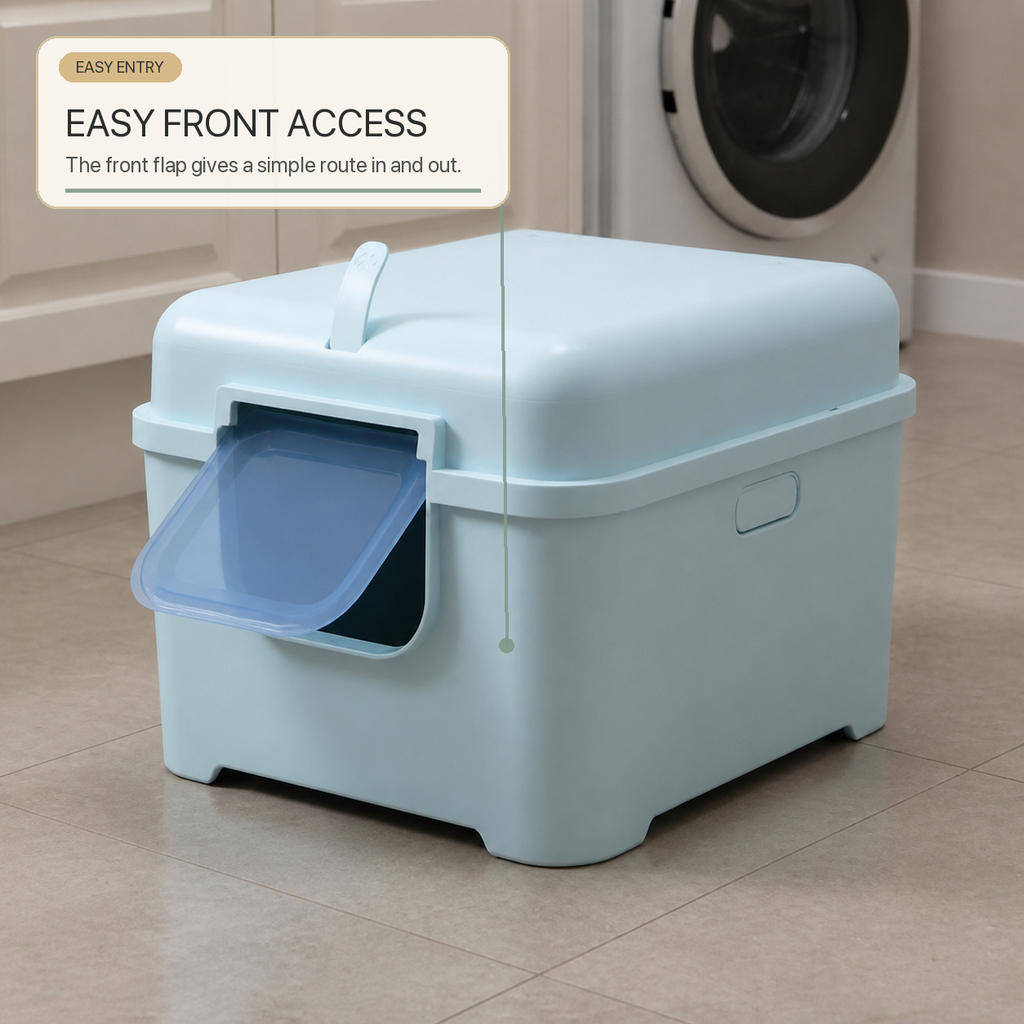 Extra-Large Enclosed Cat Litter Box