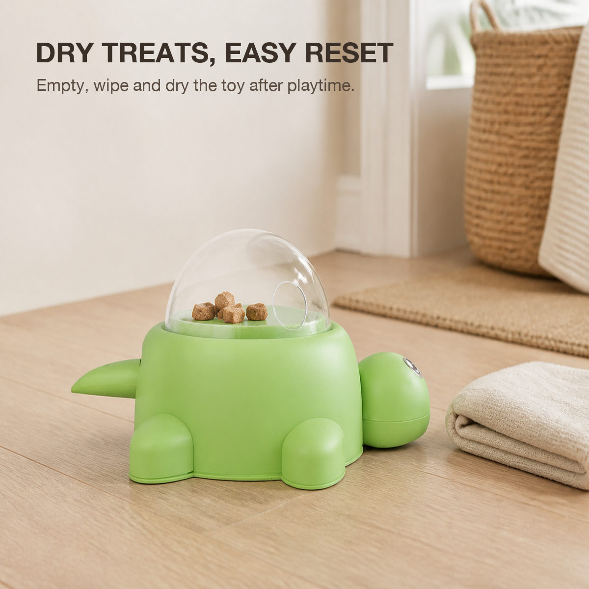 Little Turtle Press-and-Feed Toy