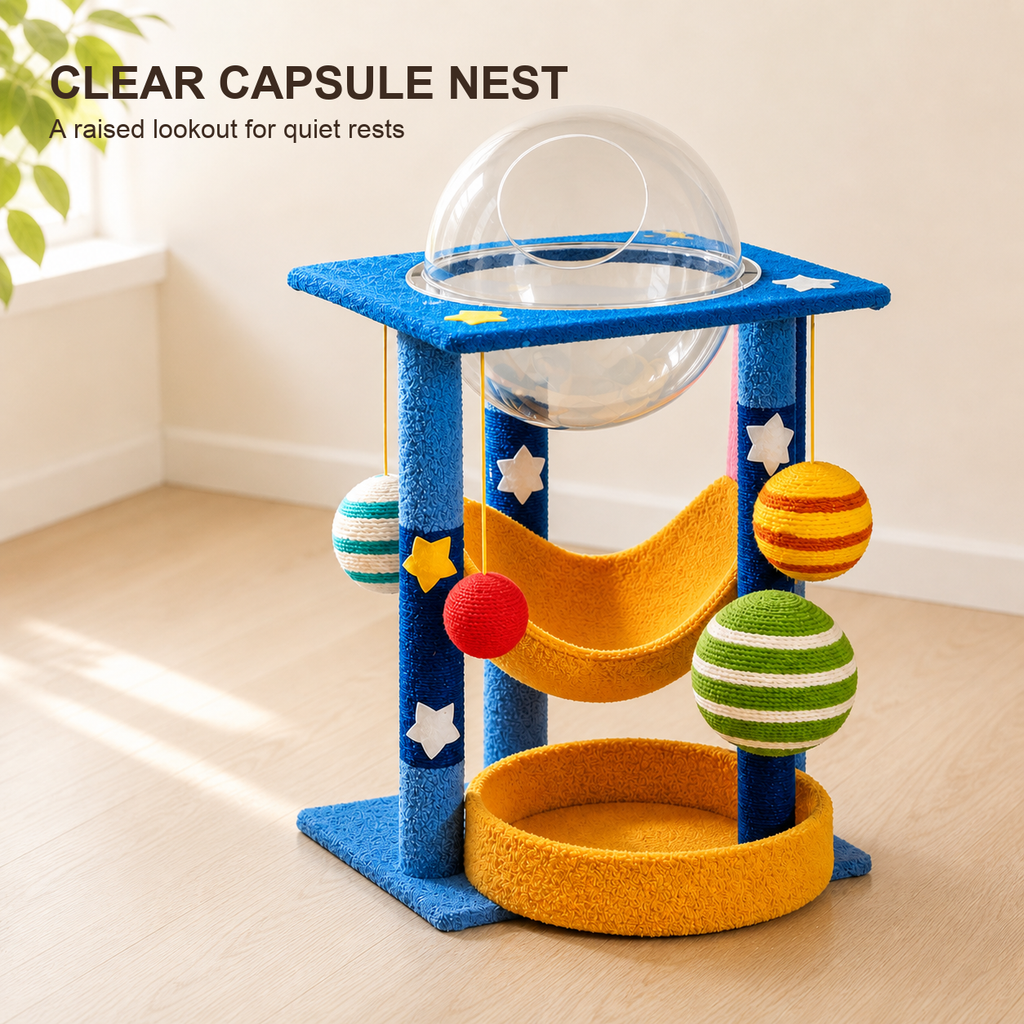 Moon Capsule Cat Tree