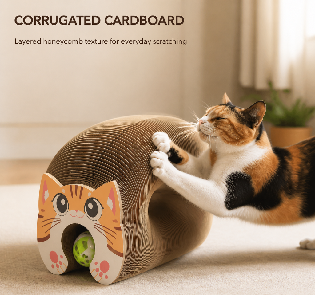 Magnetic Kitty Kurls Cat Scratcher