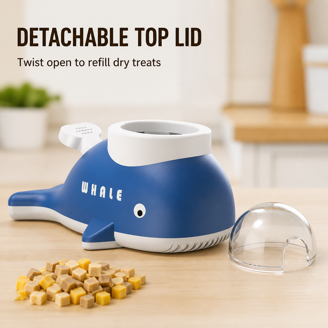 Whale Treat Dispenser Puzzle Toy