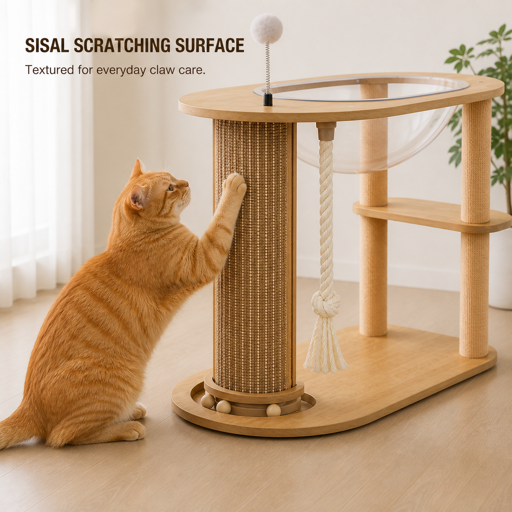 Space Capsule Cat Tree