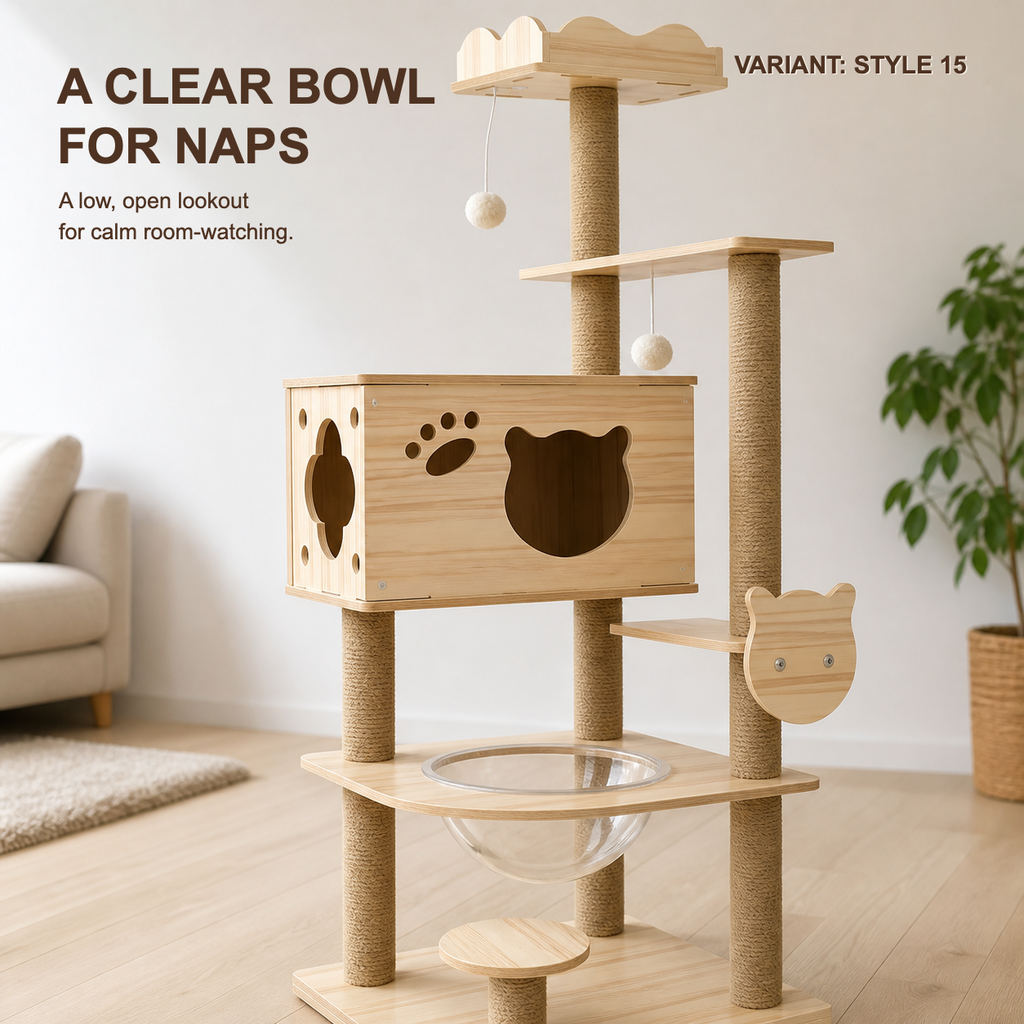 Space Capsule Cat Scratcher Nest