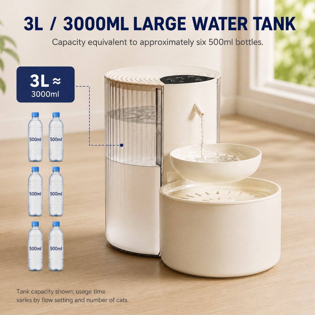 Rechargeable Cat Water Fountain