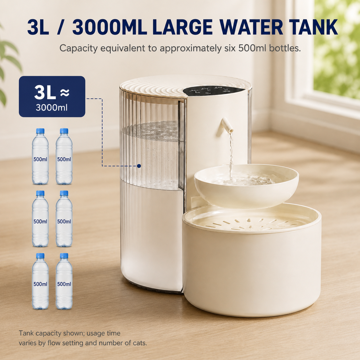Rechargeable Cat Water Fountain