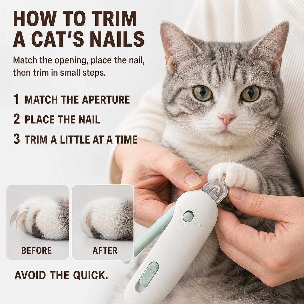 Adjustable Cat Nail Clippers