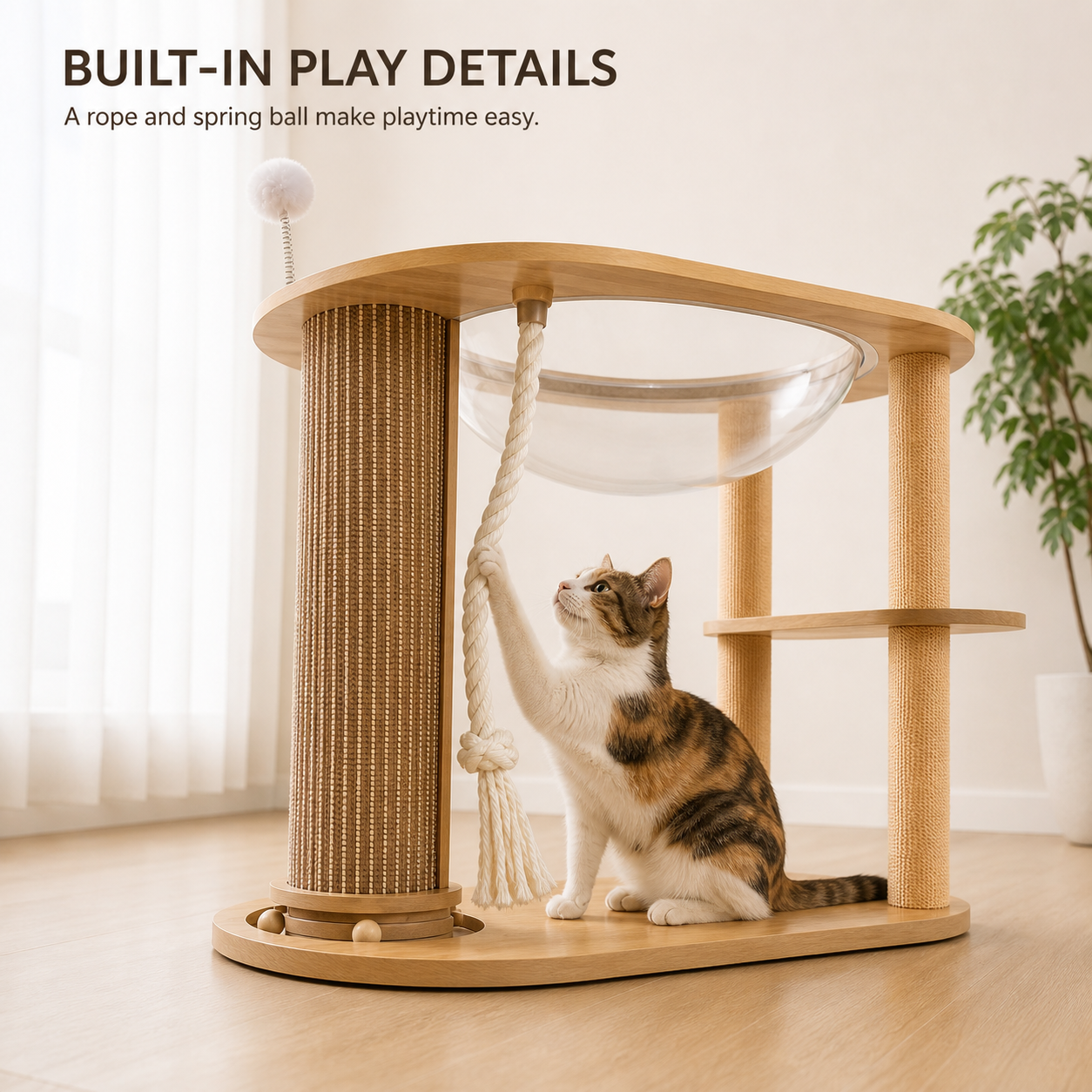 Space Capsule Cat Tree