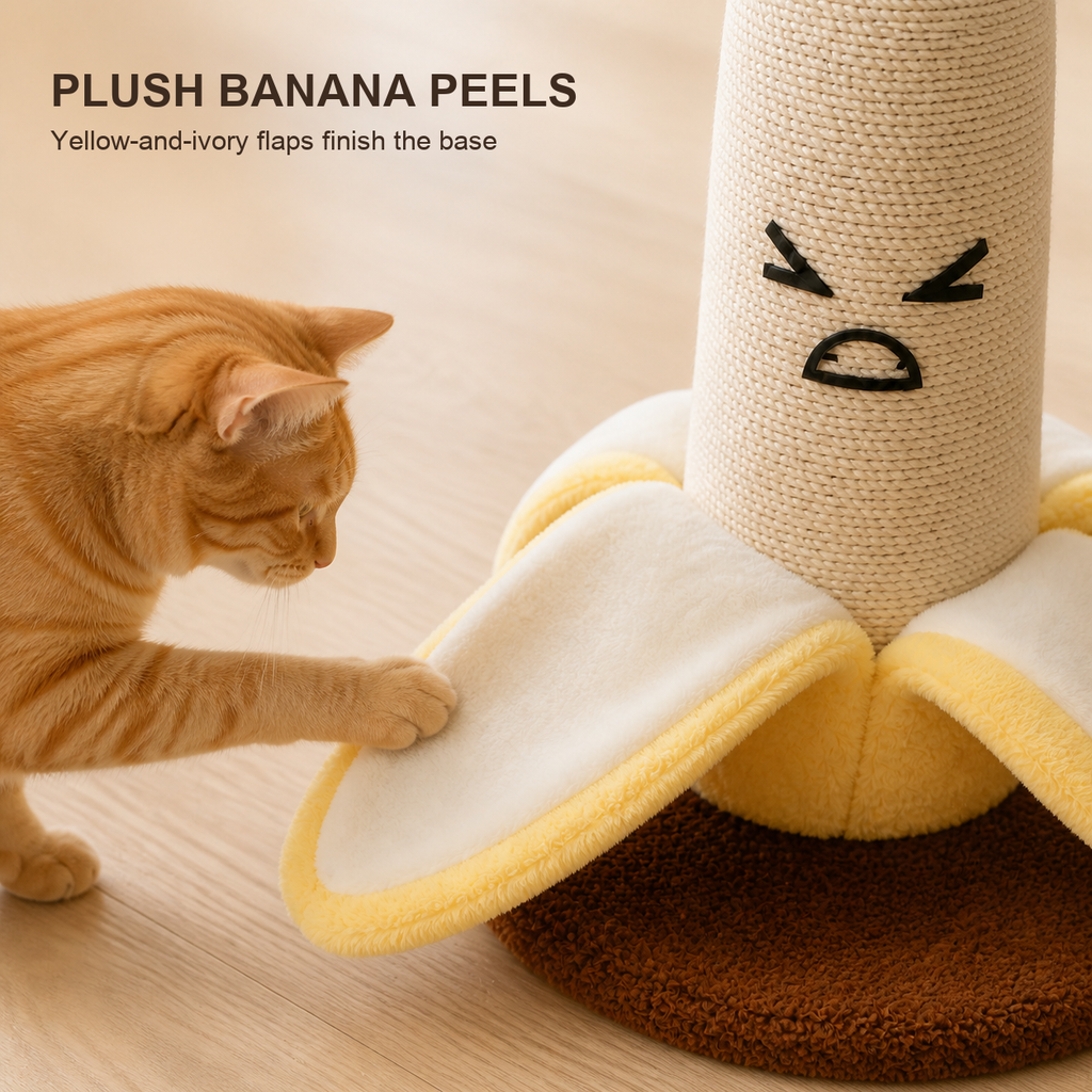 Banana Sisal Cat Scratching Post