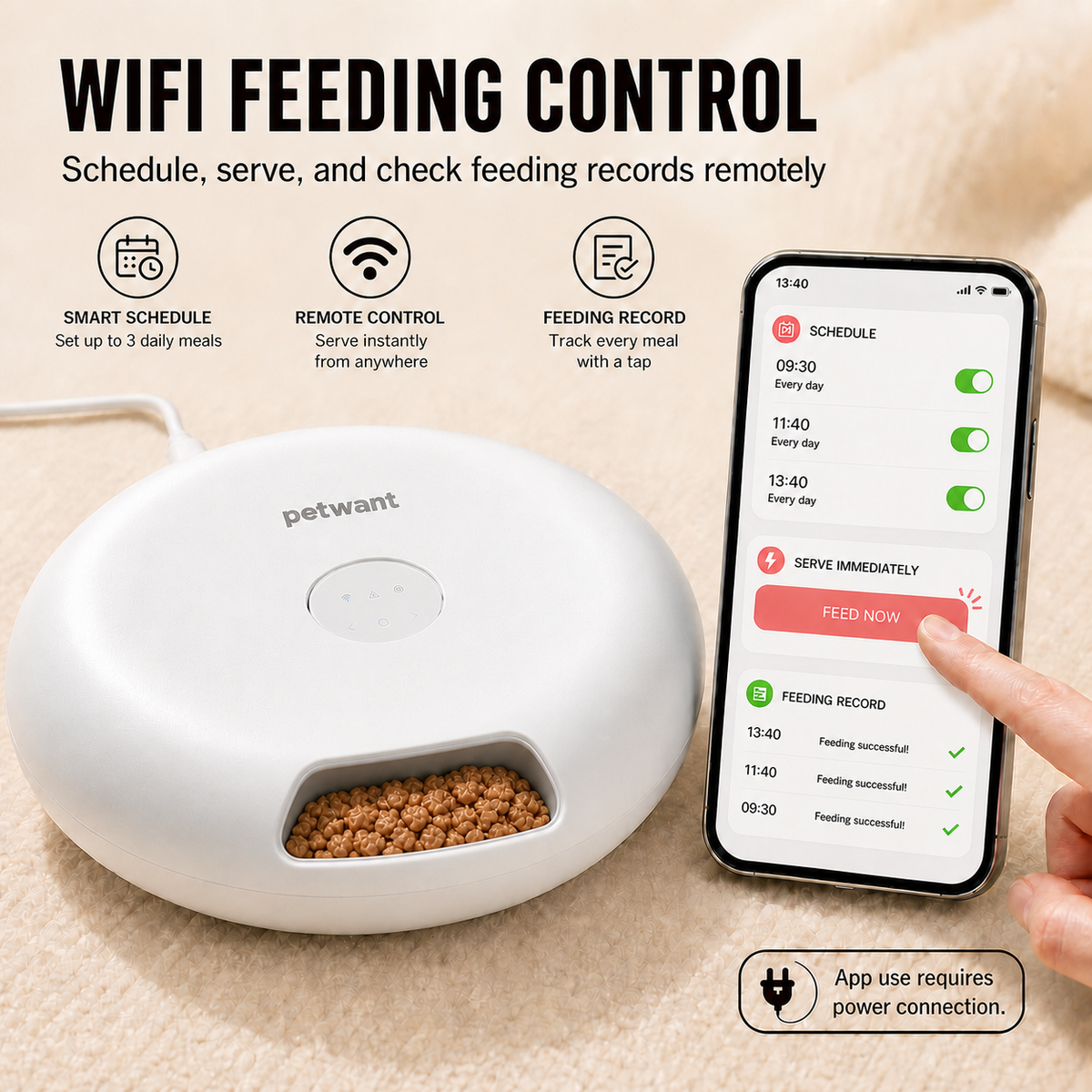 Smart Freeze-Dried Snack Feeder