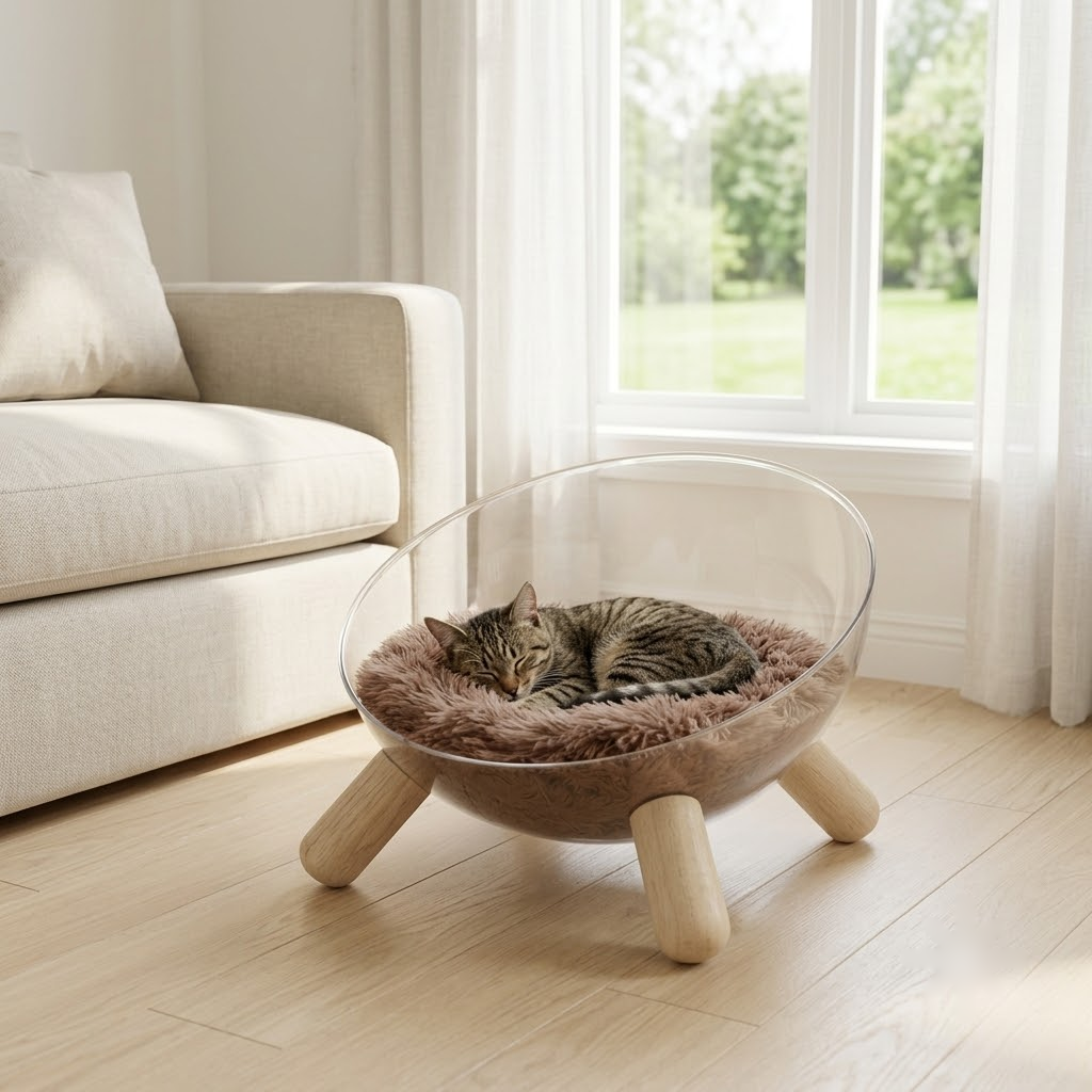 Moonlight Capsule Cat Bed